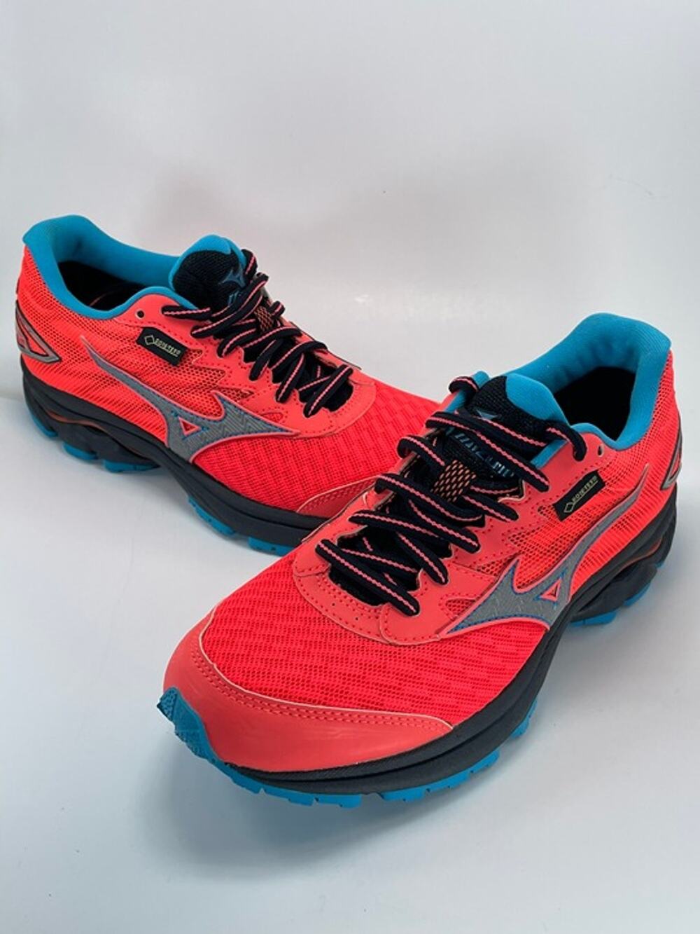 Mizuno Wave Rider 20 GTX Gore-Tex Women's Running Shoes Size 6 Coral Blue